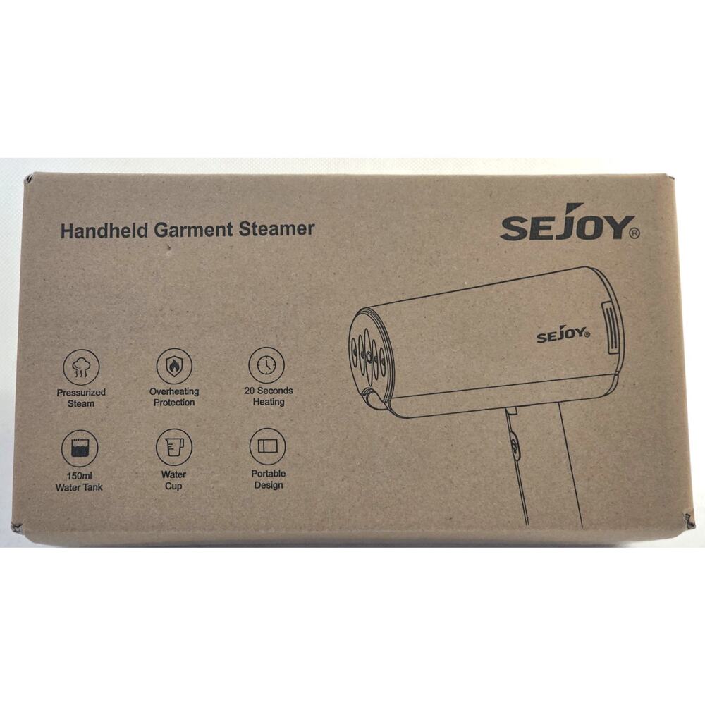 Handheld Garment Steamer-Sejoy-Fast Heating-Water Tank-Portable-New